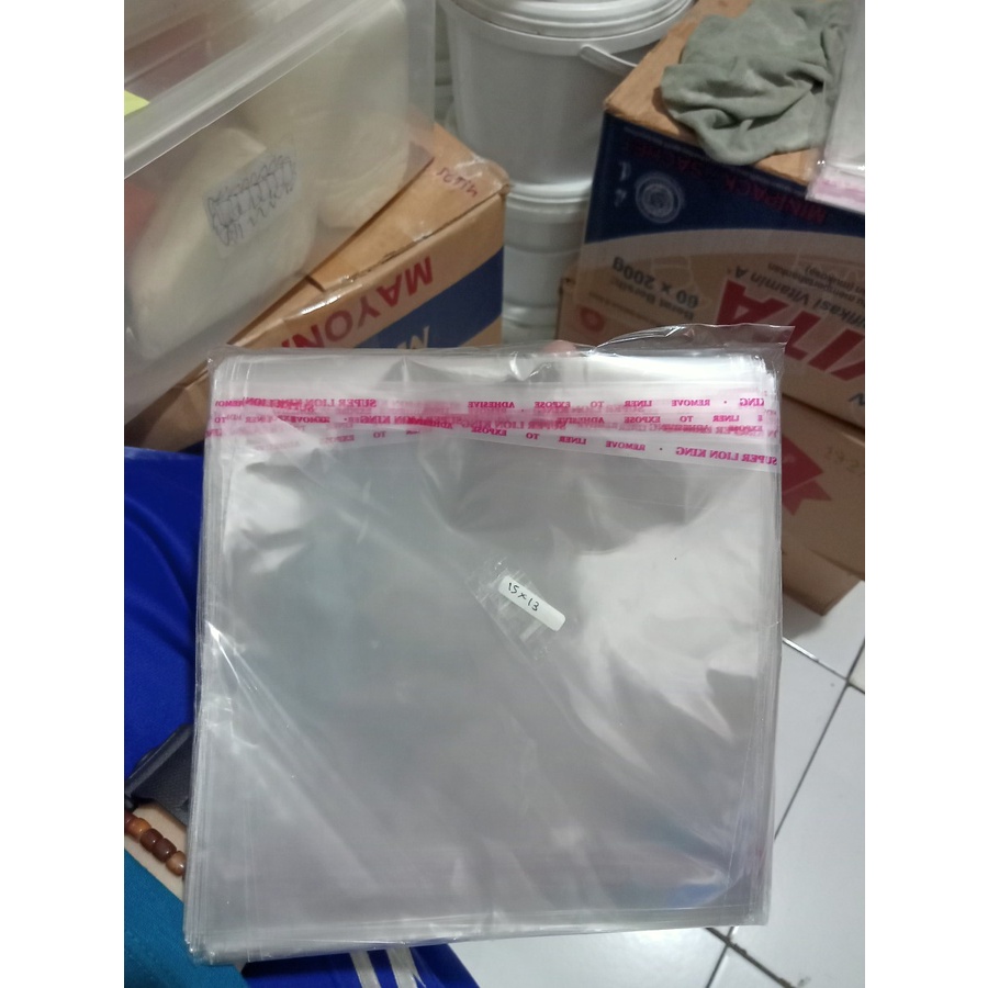 

Plastik OPP ukuran 15x13cm