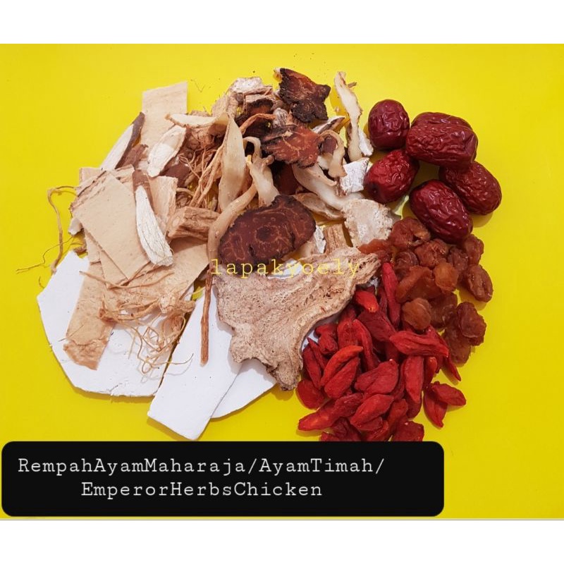 

Ramuan Rempah Herbal Ayam Maha raja/Ayam Timah/Hong Ke