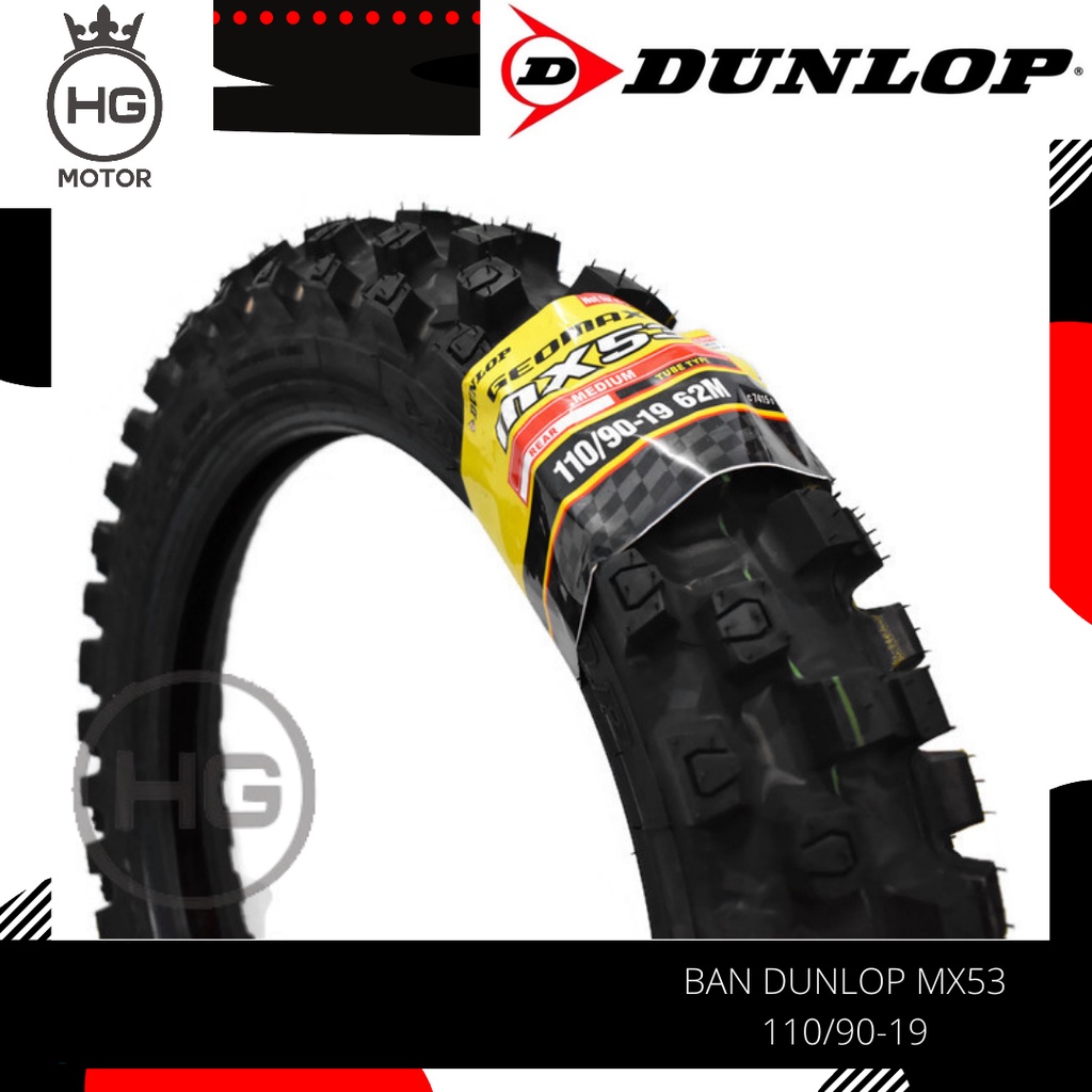 Ban Luar Trial 110/90 Ring 19 Dunlop Geomax MX53 110/90-19