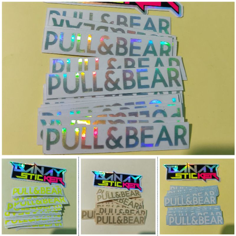 STICKER PULL AND BEAR CUTTING