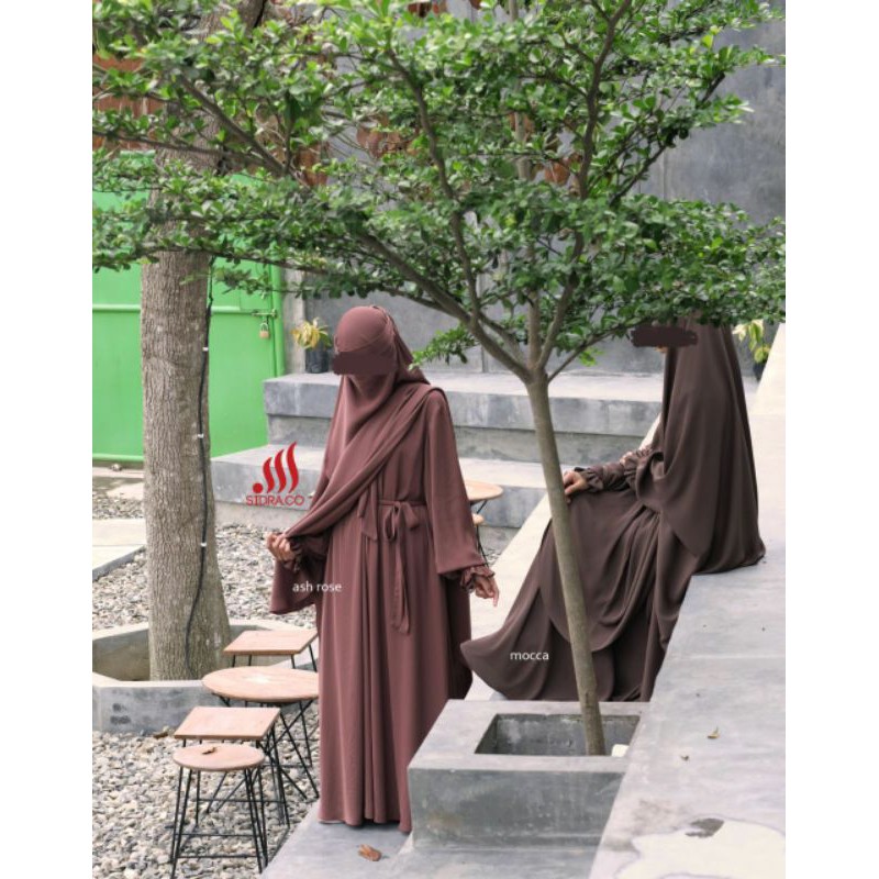 Sidra Gamis Set Noura Hijab Syari Polos