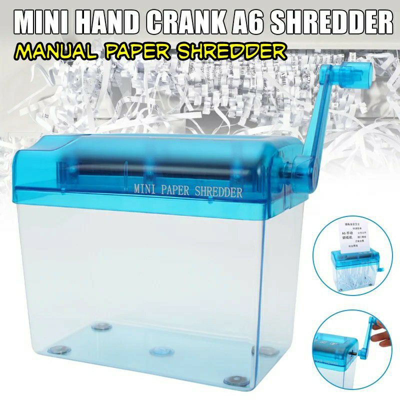 

penghancur pencacah kertas nota bon faktur A6 portable paper shredder