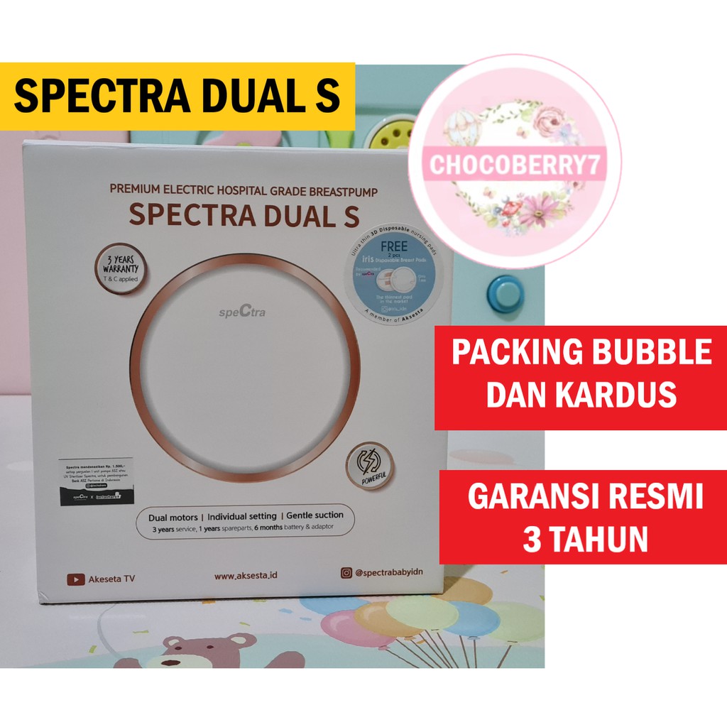 SPECTRA DUAL S Double Pump Electric Breastpump / pompa asi spectra Dual S