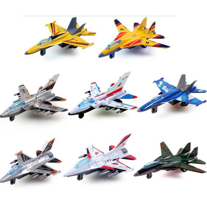 metal toy fighter plane