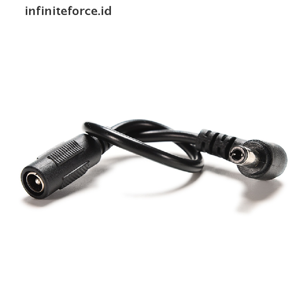 (infiniteforce.id) Kabel Adapter Power DC 5.5x2.5mm Male Ke 5.5x2.1mm Female