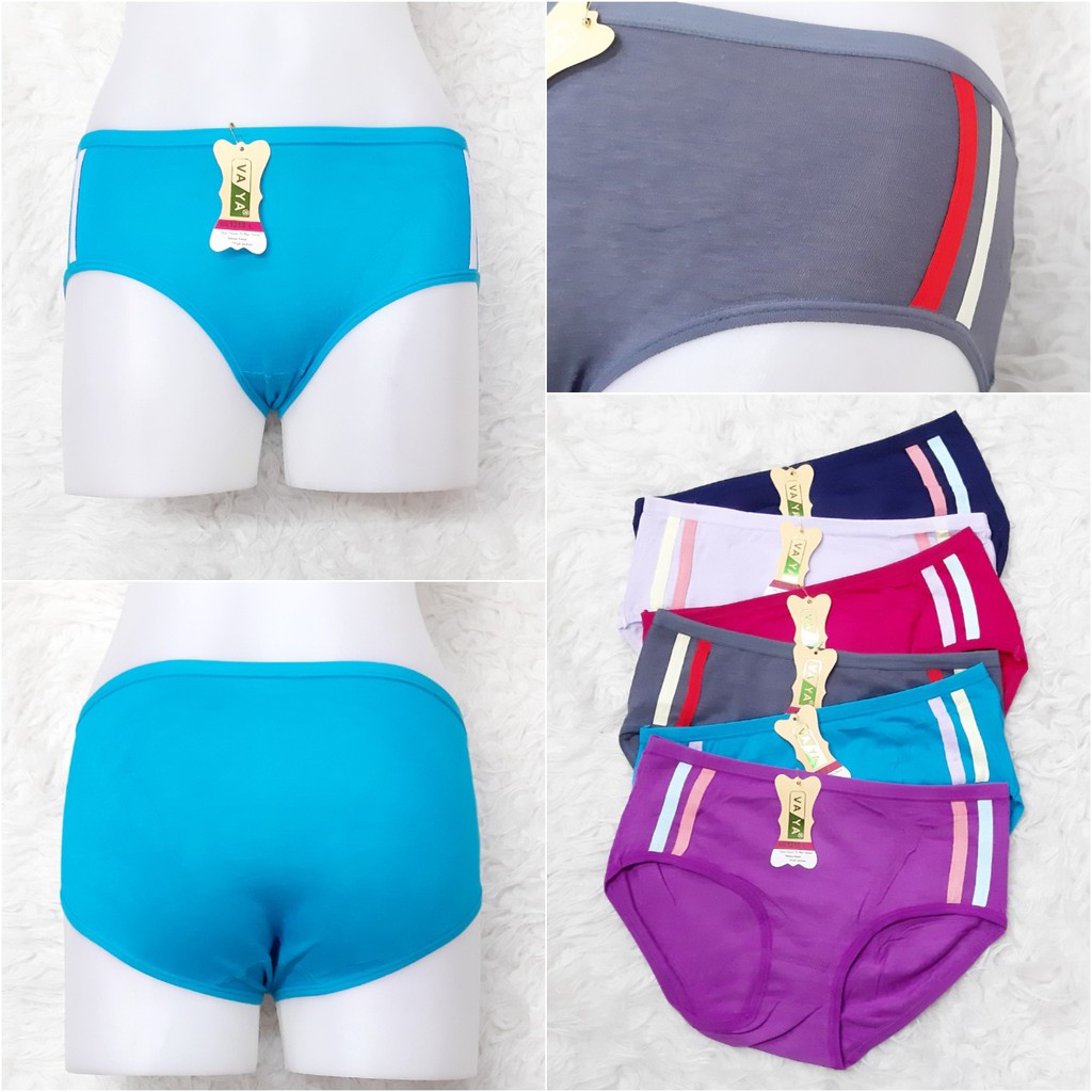 VAYA | CD Wanita/Celana Dalam Cewek Sepinggul Katun Polos Karet Kecil/CD Murah/CD Lembut | Vaya 1218