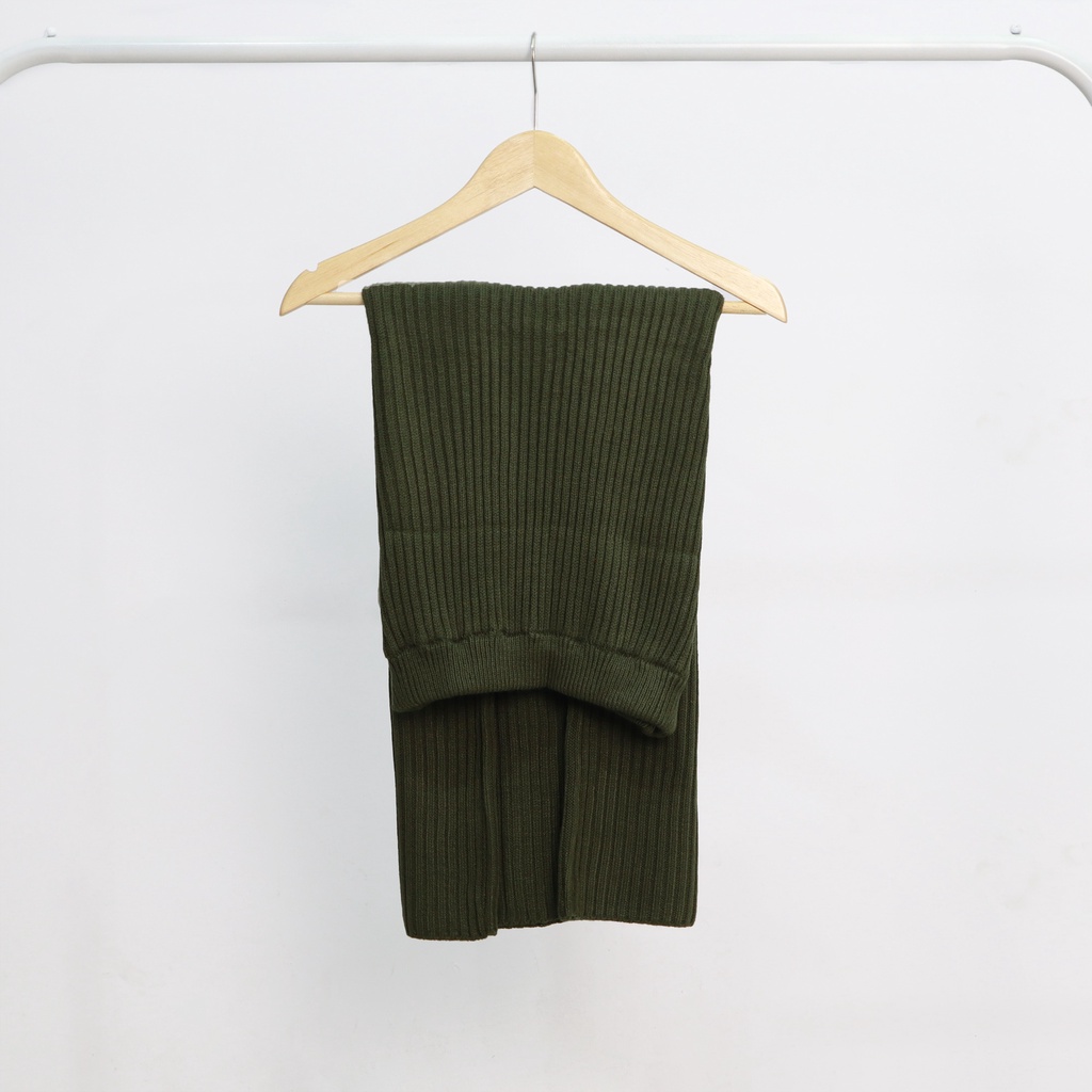 Ahlami- Kala Skirt Rok Rajut Premium Rok Span Knit Tebal Rok Rajut Span Rok Span Premium Rok Kerja Rok Formal Premium-ARMY (RAJUT)