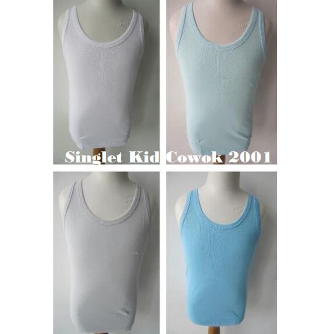 Singlet Full Katun Anak Cowok Sorex SK 2001 / Kaos Dalam 100% Katun Anak Laki-laki Sorex SK2001