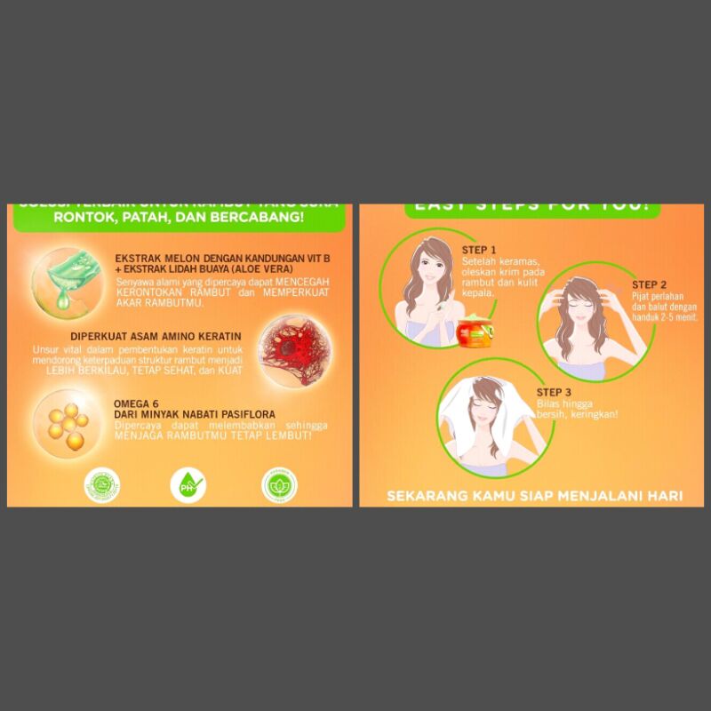 Makarizo Hair Energy Fibertherapy Hair &amp; Scalp Creambath ORIGINAL 100%/Creambat Kiwi Makarizo/Makarizo Creambat Ginseng/Creambat Olive Makarizo/Makarizo Creambat Madu-Honey/Creambat spa makarizo