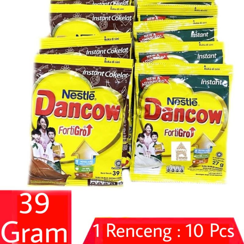 

Nestle Dancow Fortigro Sachet Susu Instant Cokelat / Vanilla {isi 5 Pcs & 10 Pcs}