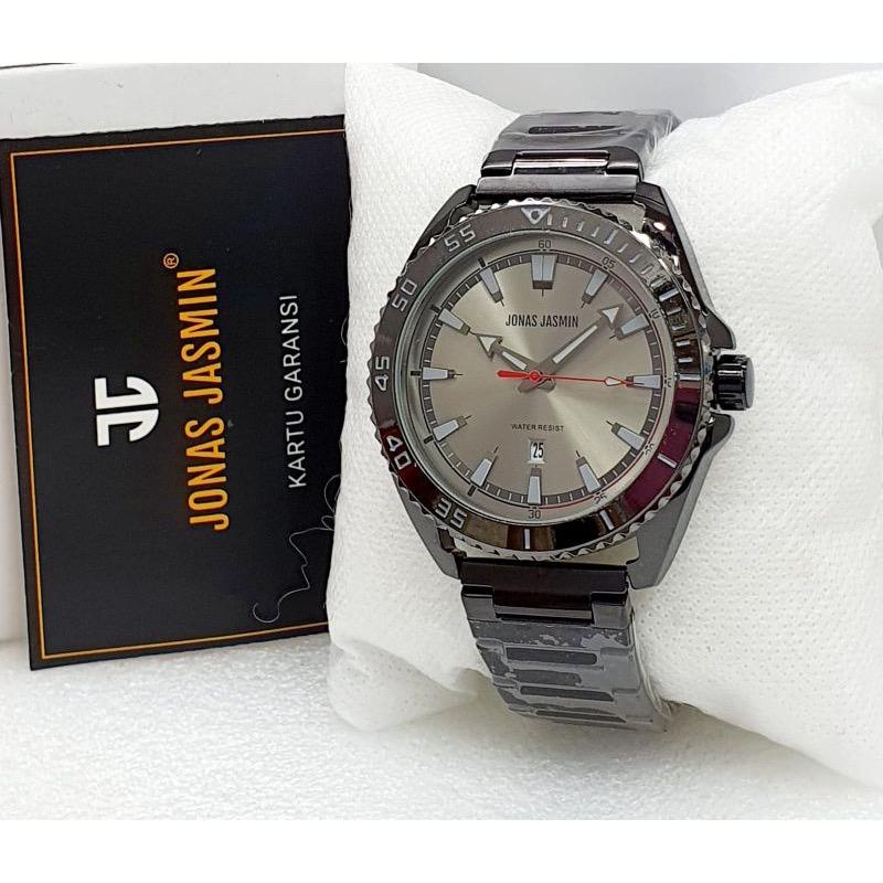 JONAS JASMINType JJ-5301M/ JAM TANGAN PRIA JONAS JASMIN RANTAI STAINLESS STELL TANGGAL AKTIF/ JAM TANGAN JONAS JASMIN PRIA Type JJ-5301M