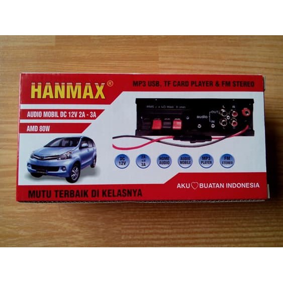 Rakitan kit  USB MP3 FM Tape Mobil Amplifier Stereo