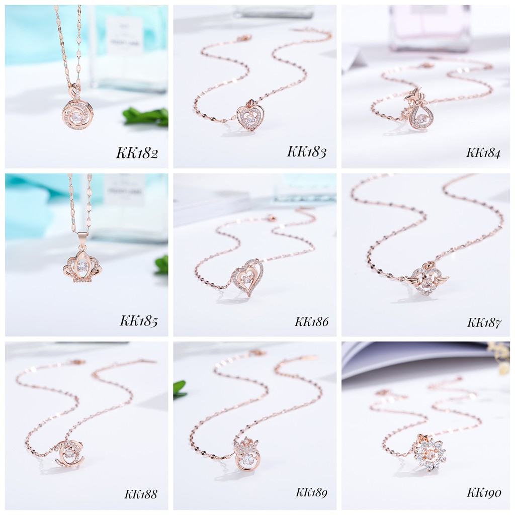 [New] Kalung fashion aksesoris titanium korea hadiah cewek anti karat KKmix01 mewah elegant