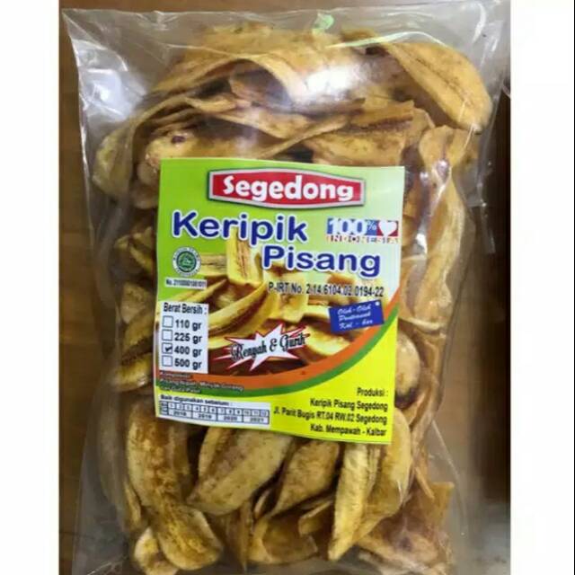 

Kripik pisang khas kalimatan barat.