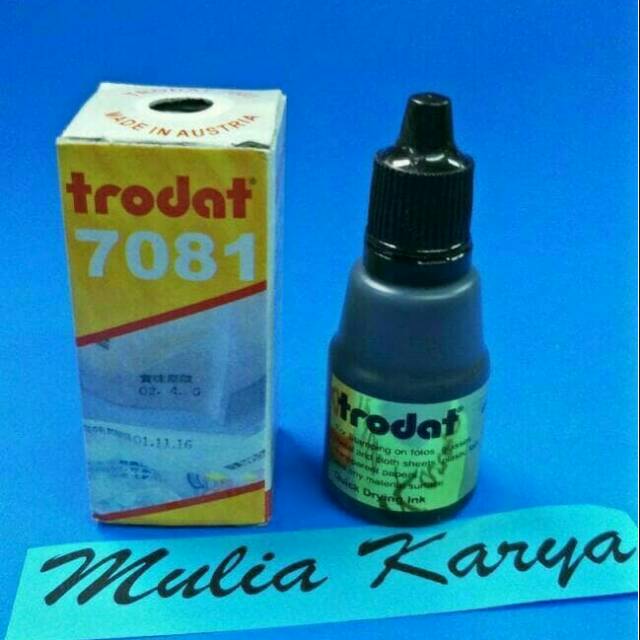

Tinta TRODAT 7081 untuk media KACA, PLASTIK, METAL