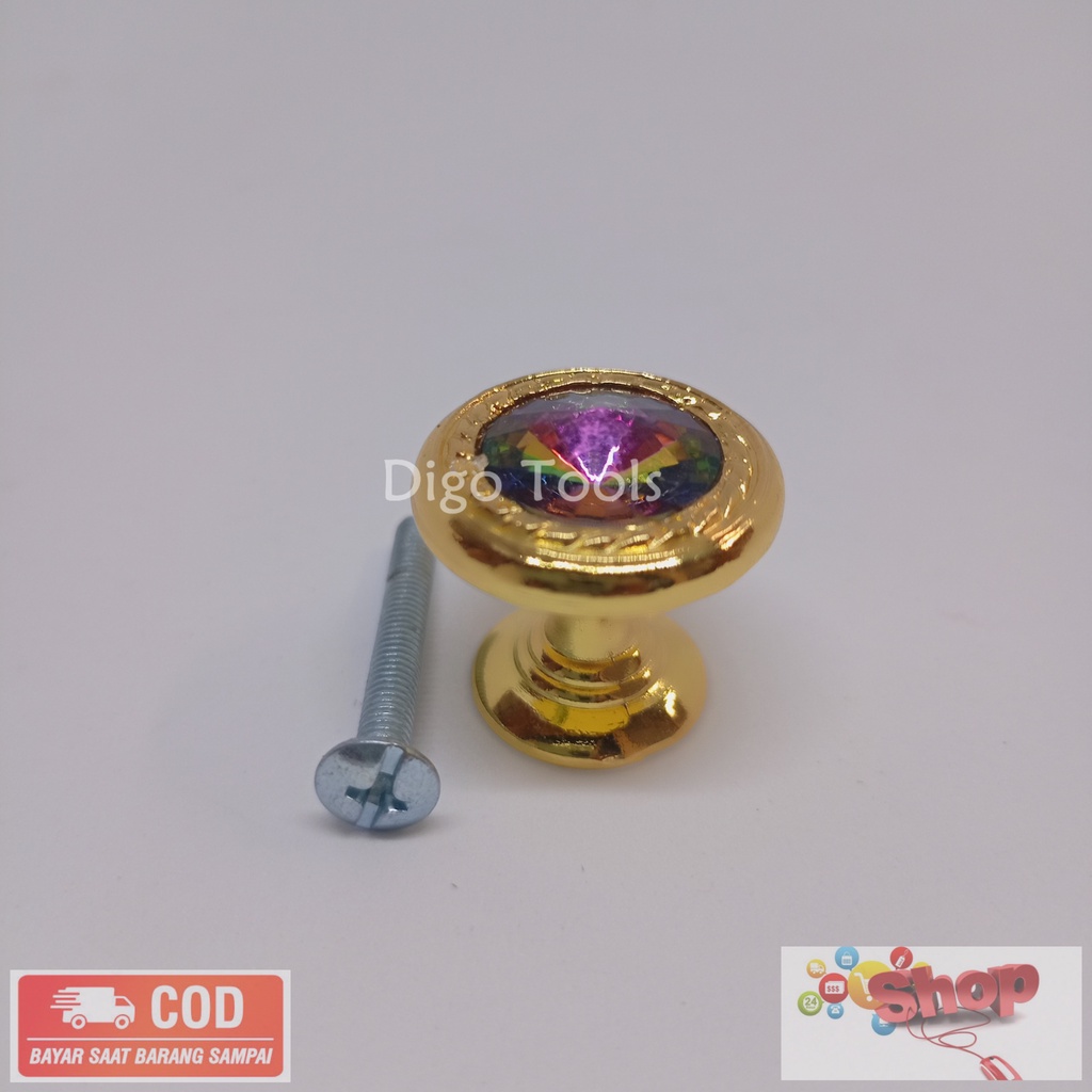 Tarikan Knop Laci Lemari Bulat Handle Laci Handle Lemari Pegangan Laci