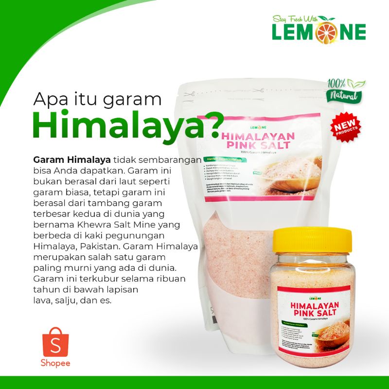 

Himasalt / Himasalt original / himalayan salt / garam himalaya / Garam Himalaya Lemone
