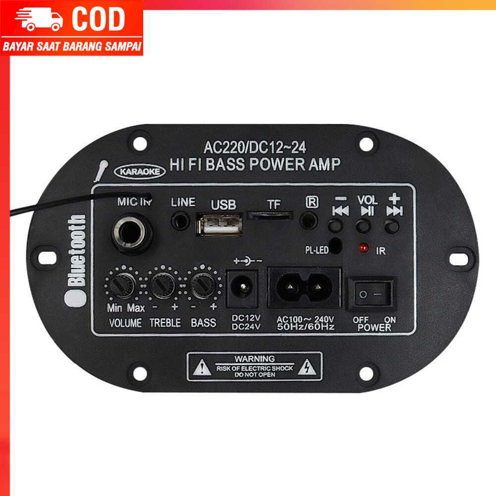 (100% BARANG ORI) Amplifier Board Audio Bluetooth USB FM Radio TF - CHIF1224