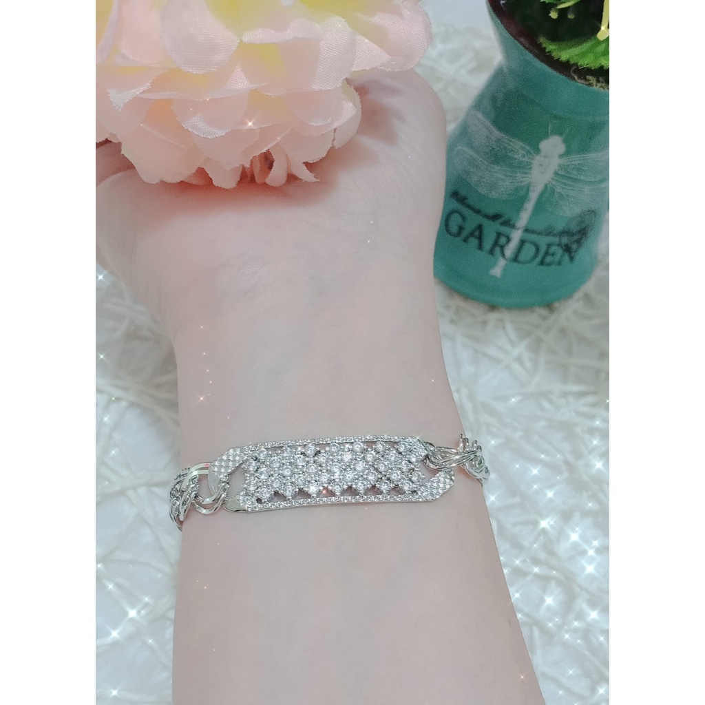 TERBARU, GELANG RANTAI EMAS PUTIH KOREA/PERHIASAN FASHION/GELANG RANTAI