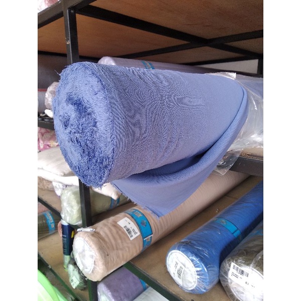 Kain Wolfis/ Woolpeach/ Wolvis Grade A Harga Setengah Meter-Kain Denim