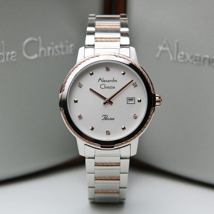 Jam Tangan Wanita Alexandre Christie AC 2846 / AC2846 Original Garansi Resmi 1 Tahun