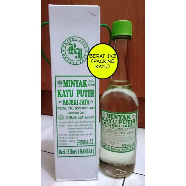 minyak kayu putih cap ''REJEKI JAYA'' 330 ML & 270 ML