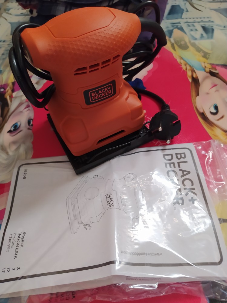 Mesin Amplas / Sander Black & Decker Sander Blackdecker