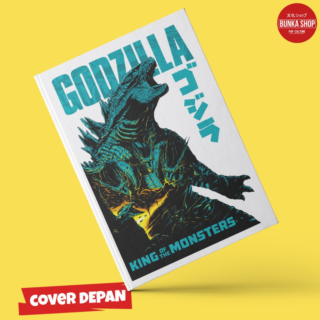 

Terlaris ✨ - Notebook Godzilla 1A Hardcover A5 Buku Tulis Catatan Note Agenda Planner Jurnal3.1.23