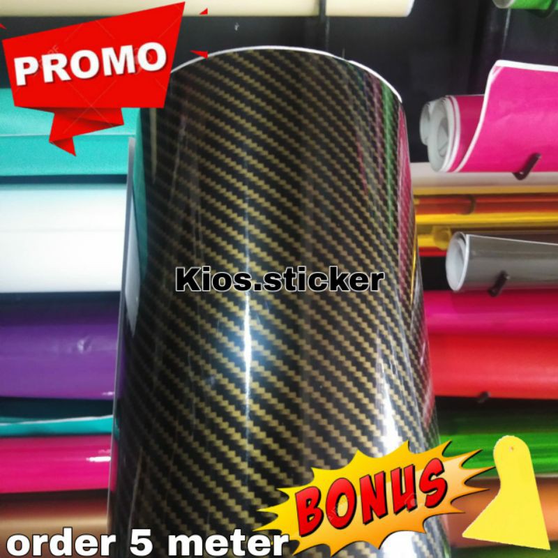 Skotlet Karbon Kevlar Sticker Karbon Kevlar Sticker Dasbor Kasar