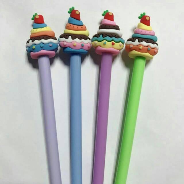 

Pulpen Gel karakter Cake lucu murah