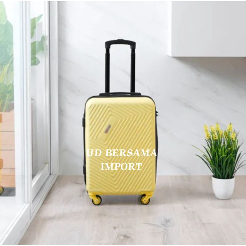 SUPERCASE Koper 20Inc Macaroon Kuning/Luggage Travel