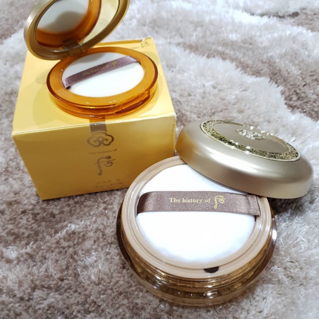 The history of whoo jewelry powder loose powder whoo