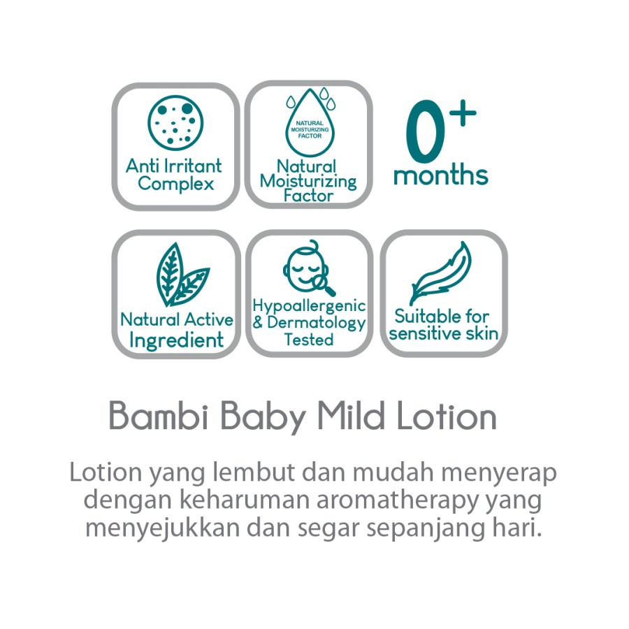 Bambi Baby Mild Lotion ( Tube ) 100ml