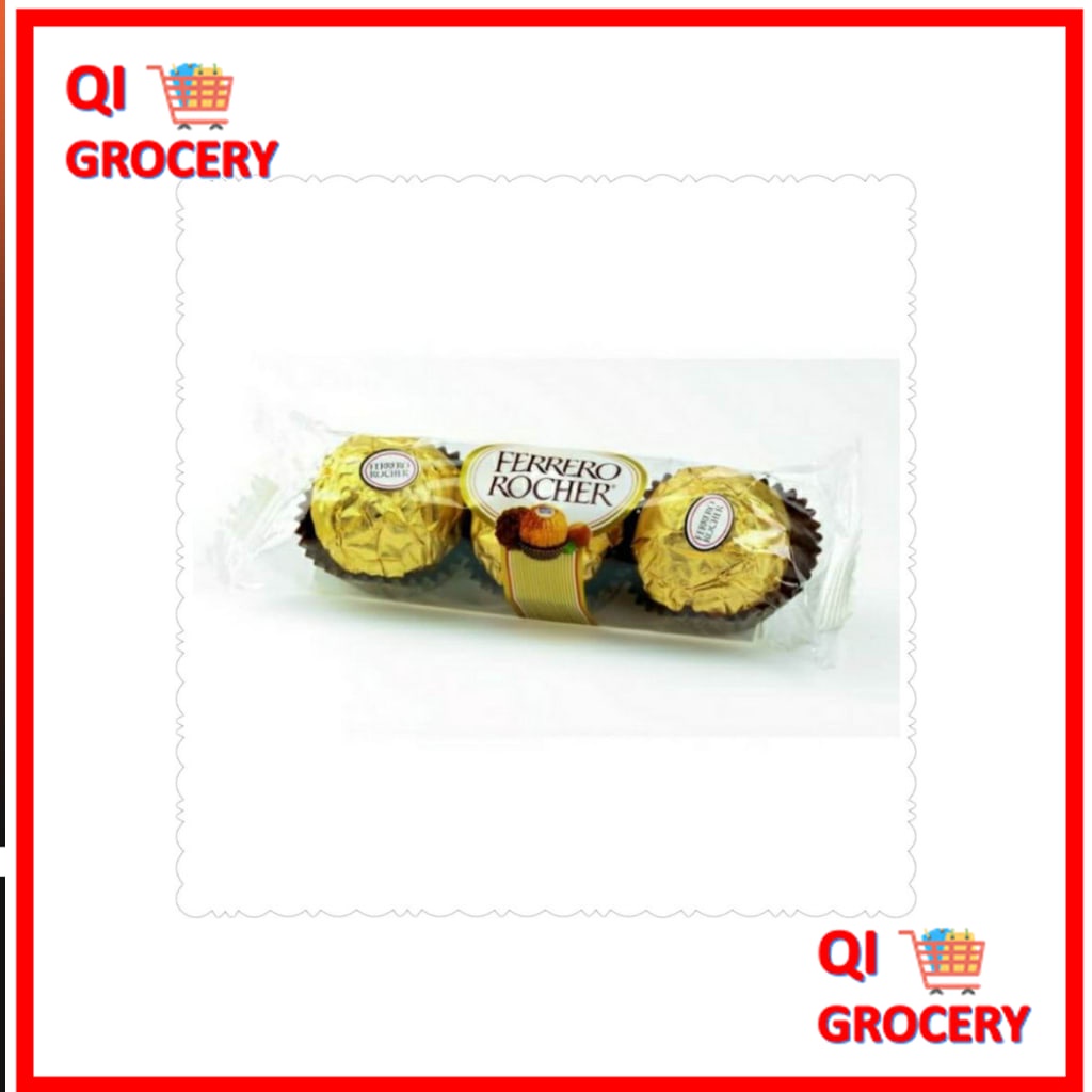 

Cokelat Ferrero Rocher 37gr isi 3pcs