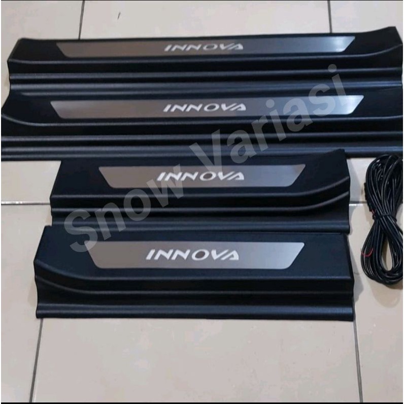 SILLPLATE SIL PLATE SILL PLATE SAMPING Toyota Innova Reborn Lampu Led