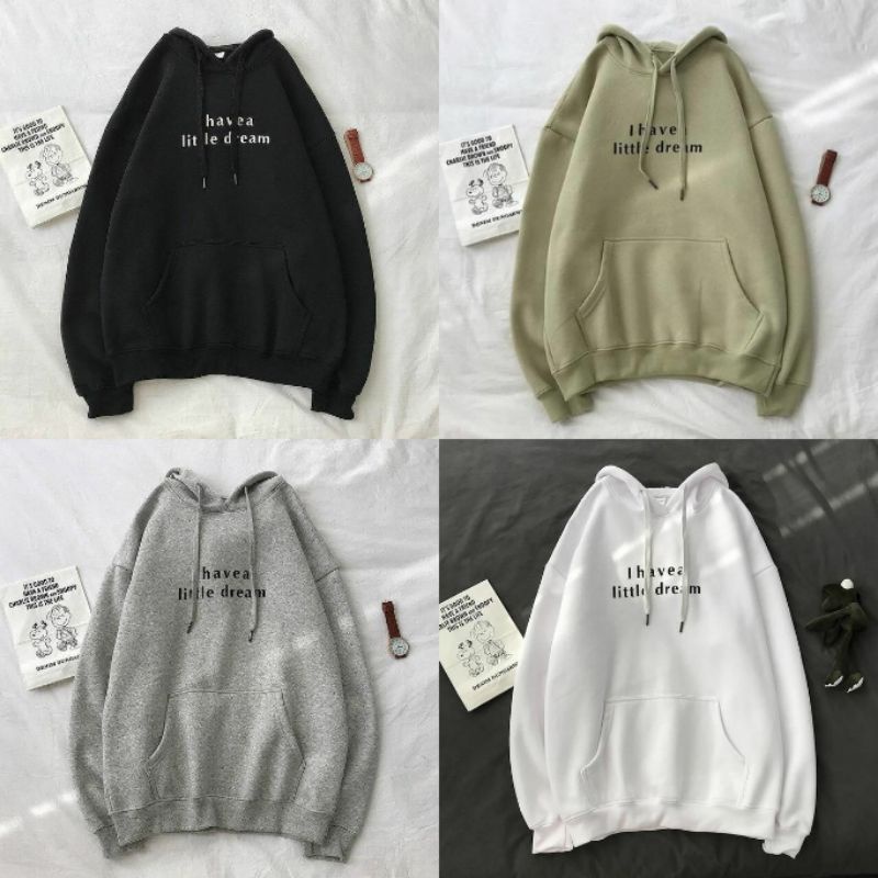 IvannaCollection Hoodie Oversize Wanita Hodie Oversize Couple Sweater Oversize Couple Pasangan Little Dream Sweater Hudie Wanita