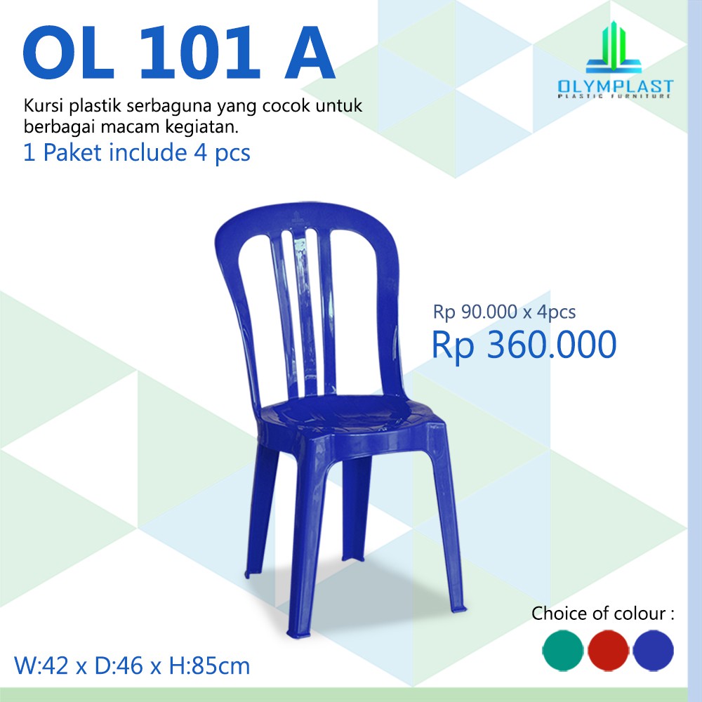 700 Koleksi Harga Kursi Plastik Merk Olymplast HD Terbaru