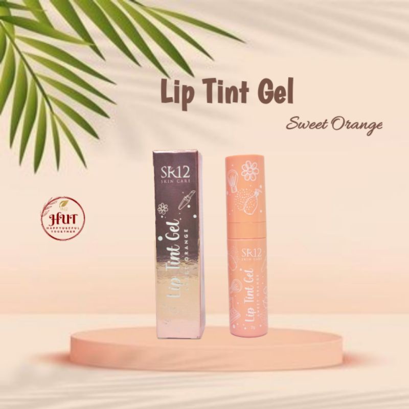 LIP TINT GEL SWEET ORANGE SR12 ORIGINAL / LIP GLOW / LIPSTIK ORANGE / PEWARNA BIBIR ORANGE / PEWARNA