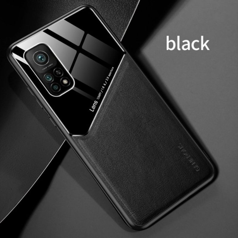 CASE XIAOMI MI 10T / MI10T PRO LEATHER GLASS HYBRID CASING