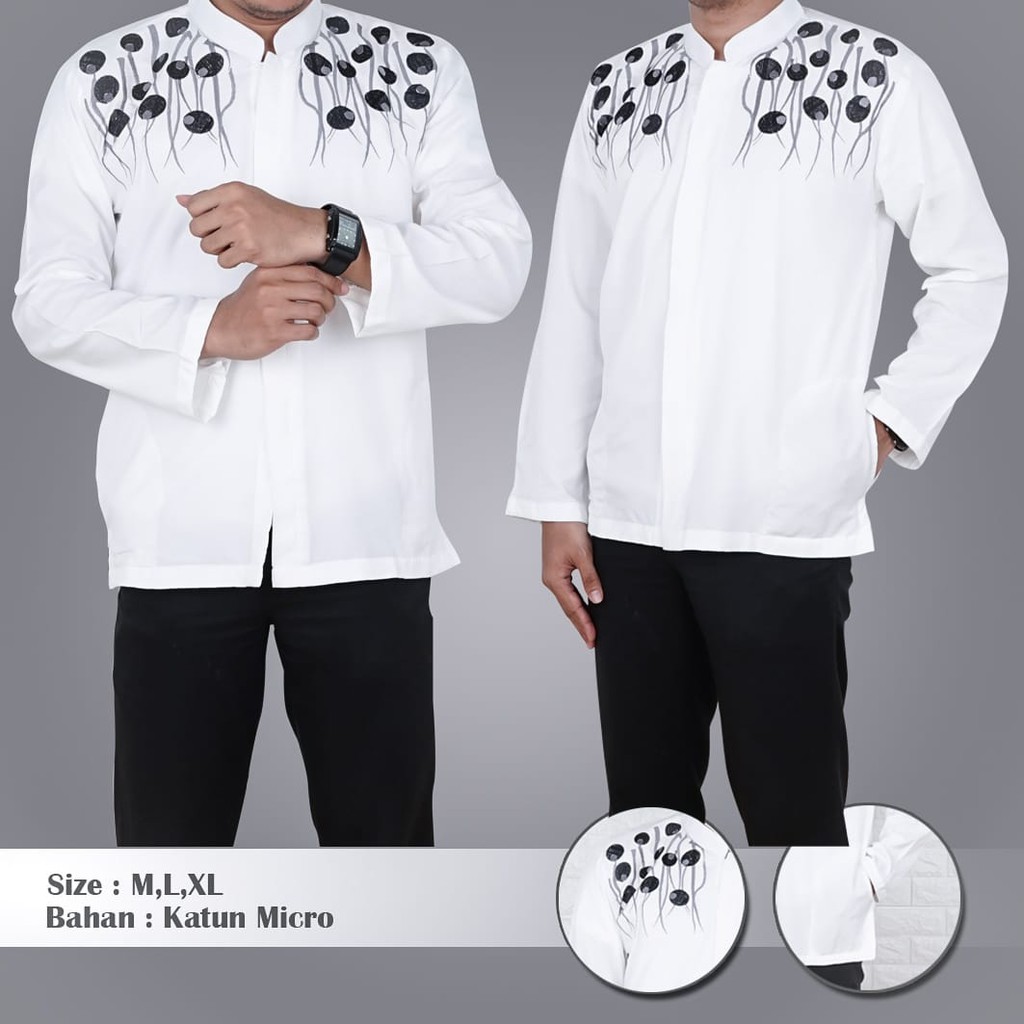 baju koko tirta tanjung tangan panjang keren/baju koko super murah/best seller/cod