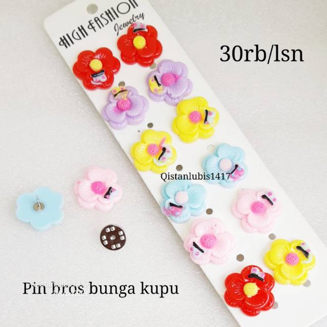 Pin bros bunga bougenvil