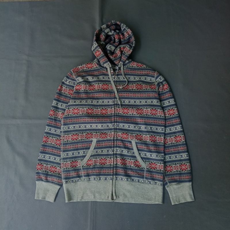 zip hoodie Uniqlo navajo Second original
