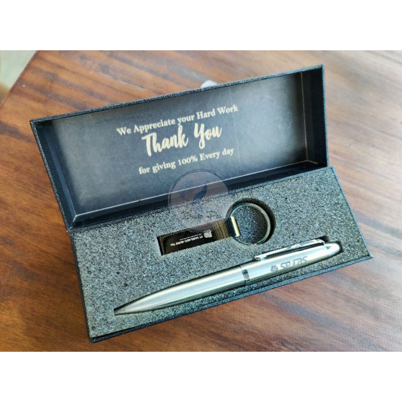 

Seminar Kit Pen + USB Custom, Giftset Elegan, Hampers Profesional Kado unik