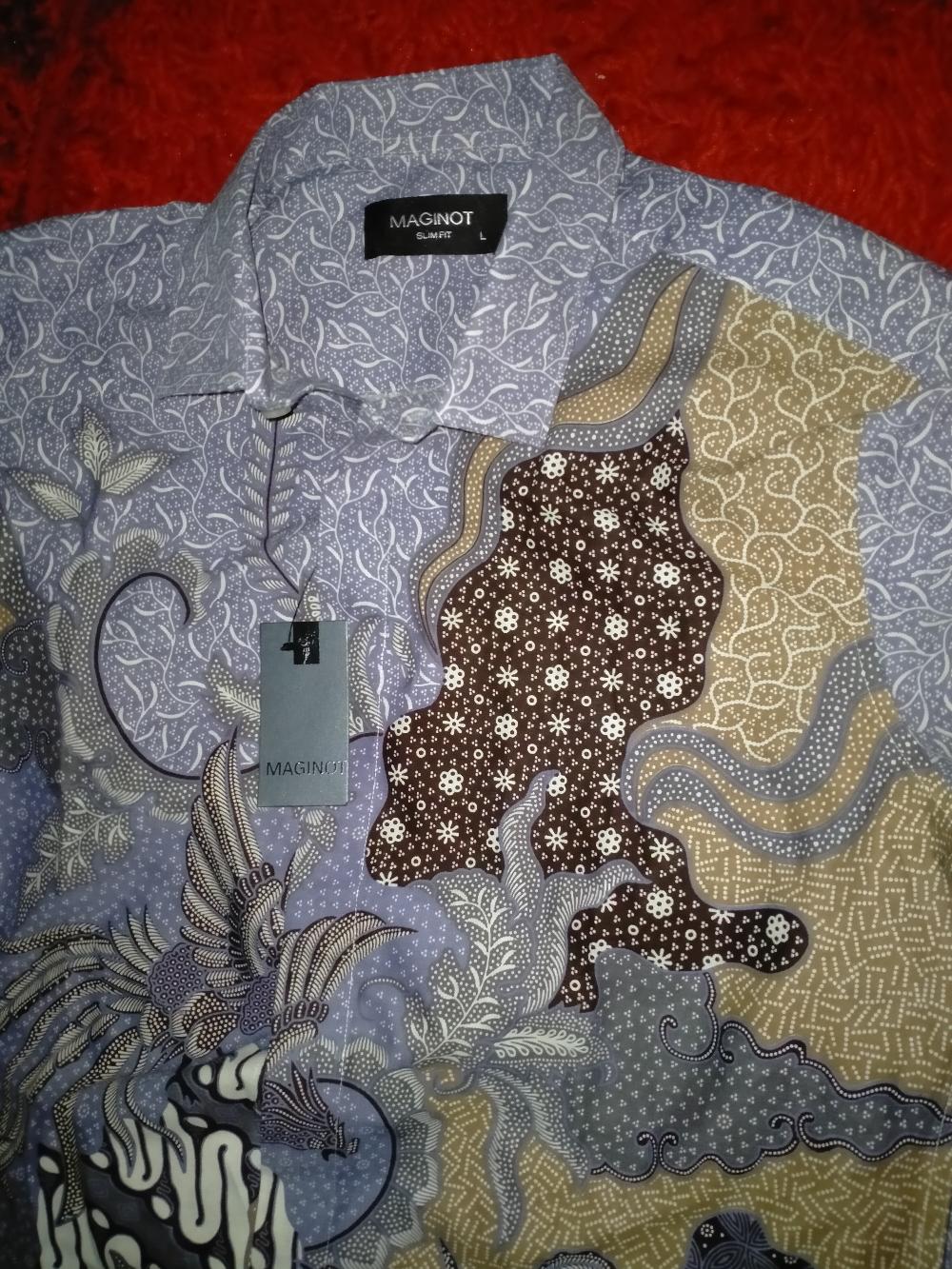 Maginot Kemeja Batik 3.0 Gistara-ls Lengan Panjang Pria