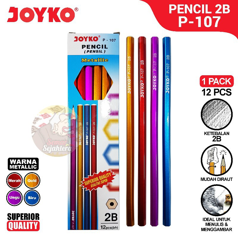 

[PAK] PENSIL JOYKO P-107 2B*