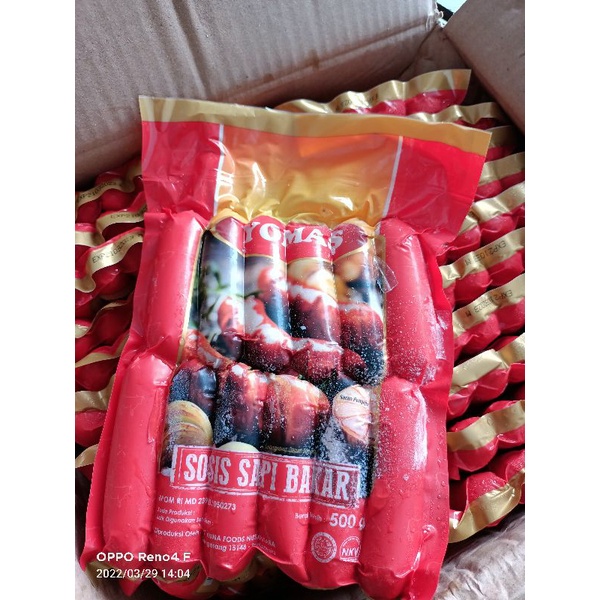 

Yomas sosis sapi bakar minj