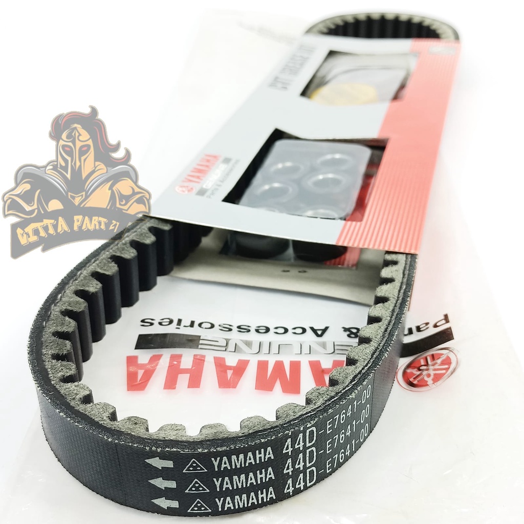 VANBELT V-BELT SET ROLLER YAMAHA 44D XEON KUALITAS ASLI ORIGINAL YAMAHA PRESISI ANTI SELIP AWET DAN DIJAMIN MANTAP XEON KARBU XEON 125 XEON RC