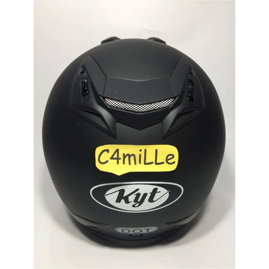 Excelent HELM KYT ROMEO SOLID BLACK DOFF HALF FACE