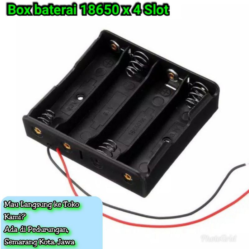 Ready Box baterai 18650 4 slot Kotak Baterai 18650 4 Slot Case batre Vapor Holder baterai Tempat bat