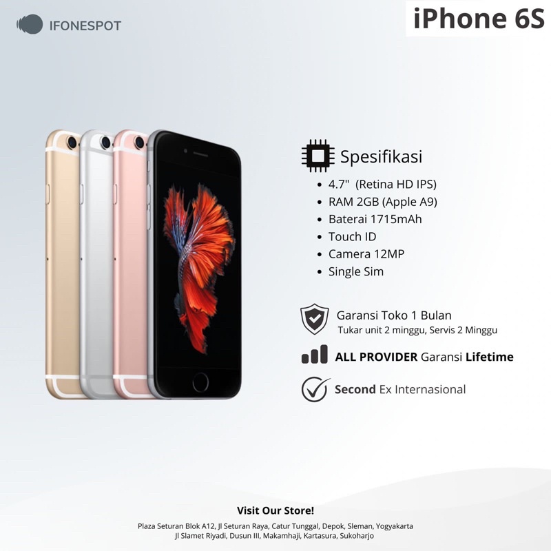 iPhone 6S 64 GB SECOND ORIGINAL